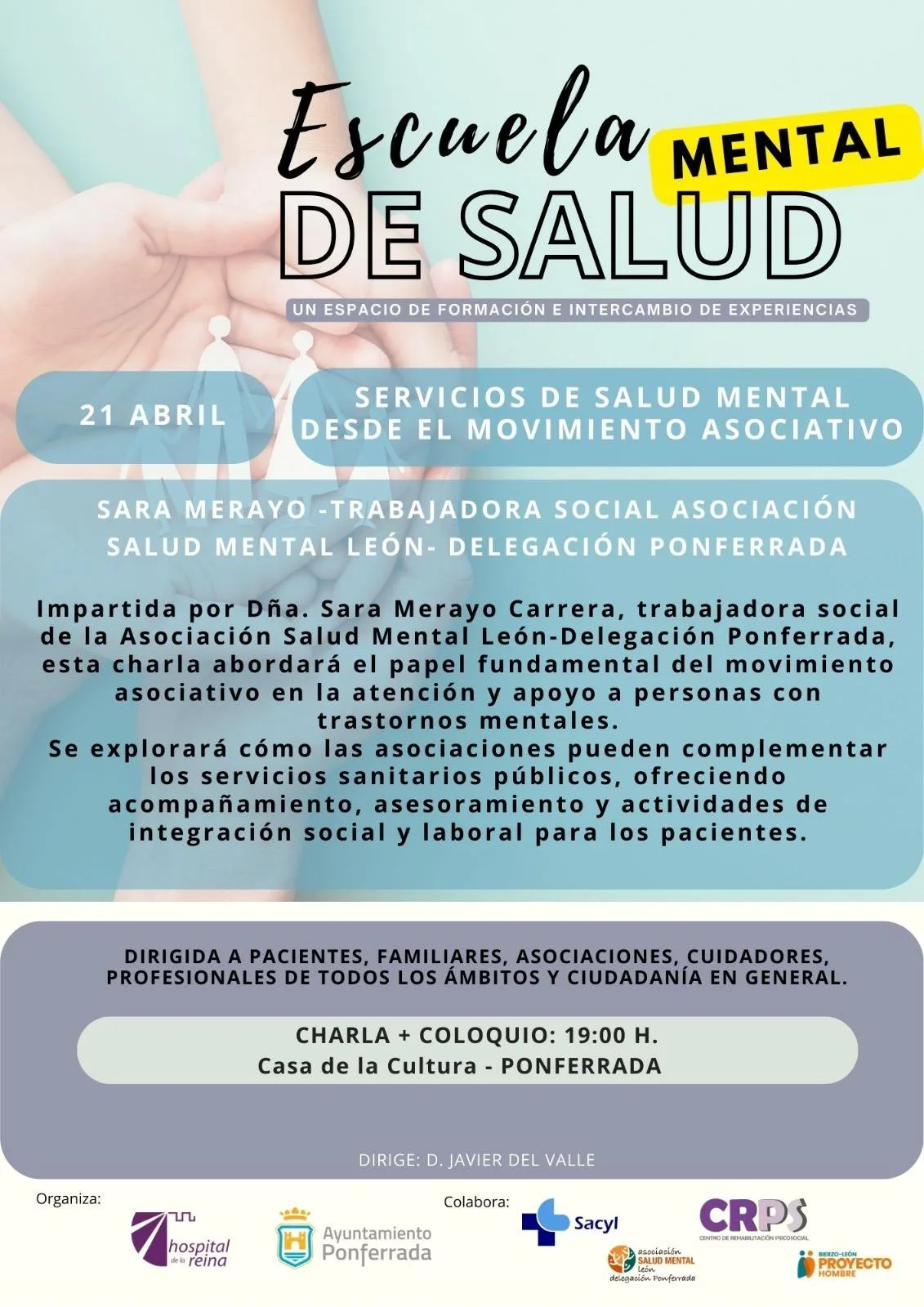 Charla sobre el papel del movimiento asociativo en la atención a la salud mental