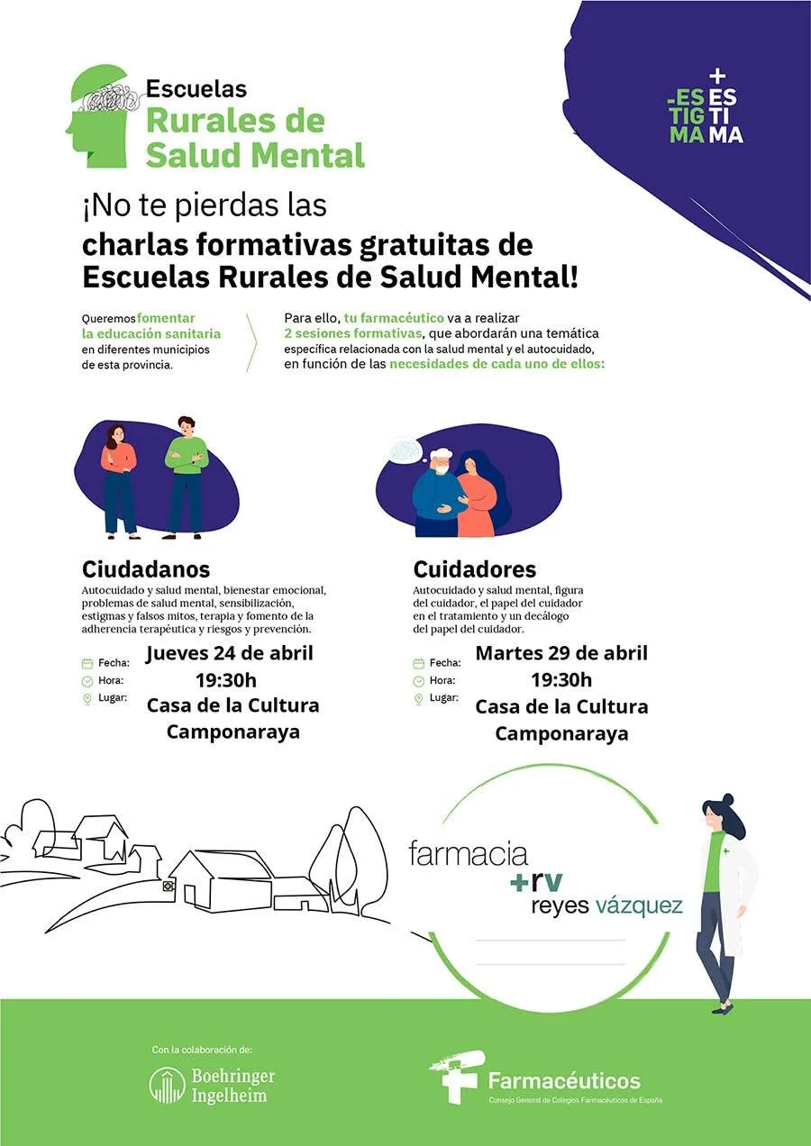 La salud mental en el centro: Camponaraya acoge dos charlas formativas gratuitas
