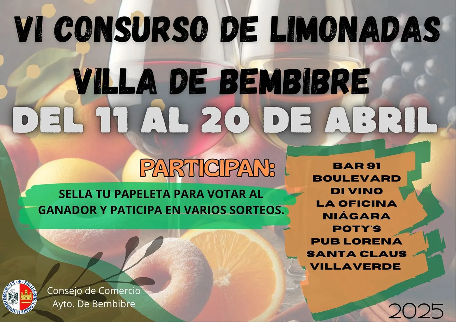 Bembibre celebra su VI Concurso de Limonadas con premios para participantes y votantes