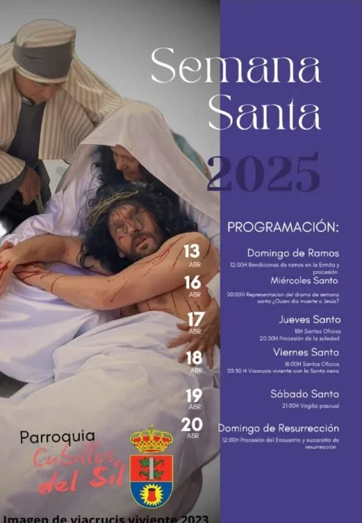 Cubillos del Sil se prepara para vivir una intensa Semana Santa con tradición, fe y representaciones vivientes