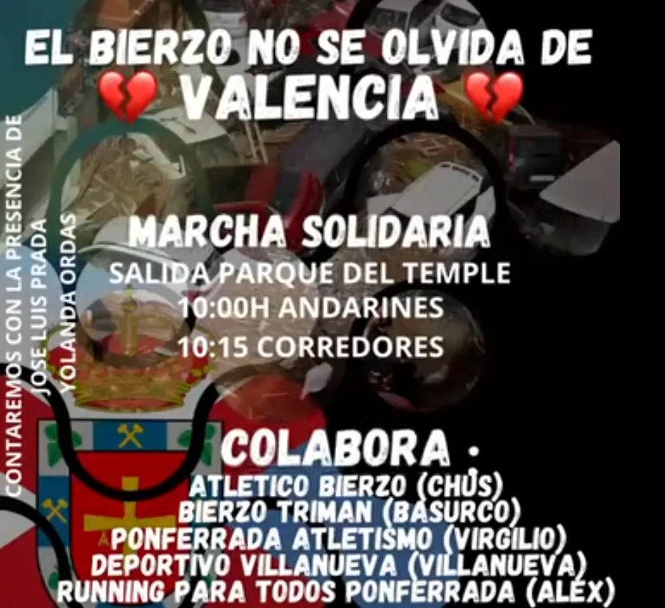 Marcha solidaria por la DANA en Valencia durante las fiestas de Flores del Sil
