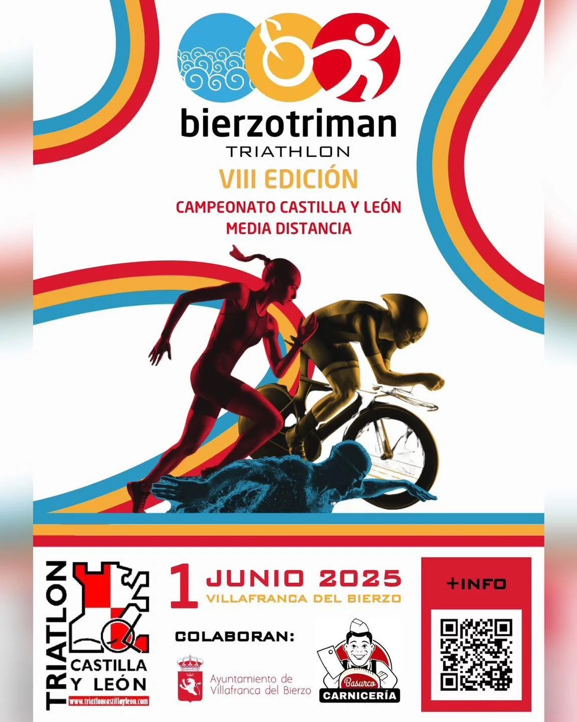 Villafranca del Bierzo acoge la VIII edición del Triatlón Bierzo Triman