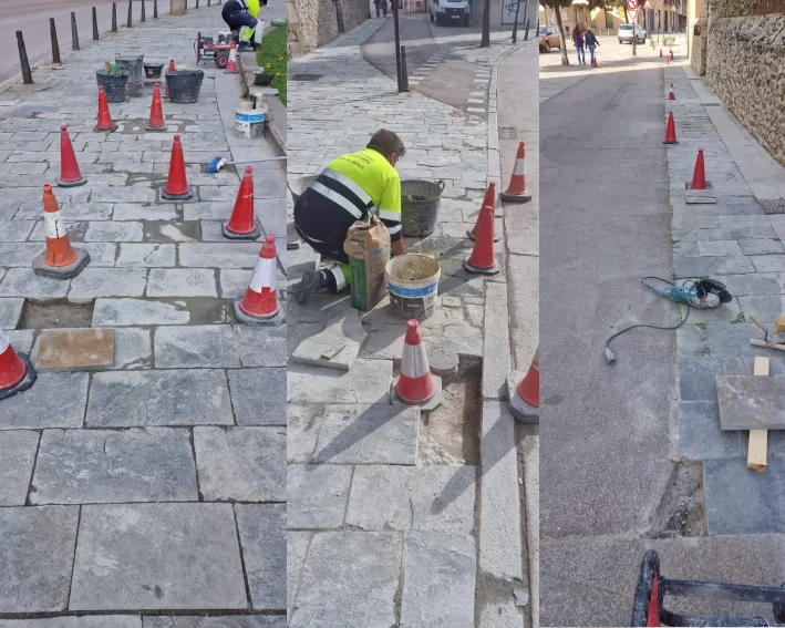 La Brigada Municipal de Obras de Ponferrada suma cerca de 400 intervenciones en abril