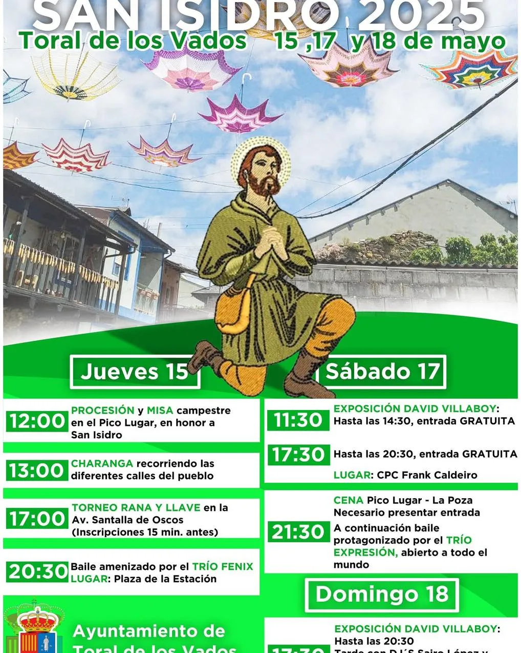 Toral de los Vados celebra sus fiestas en honor a San Isidro