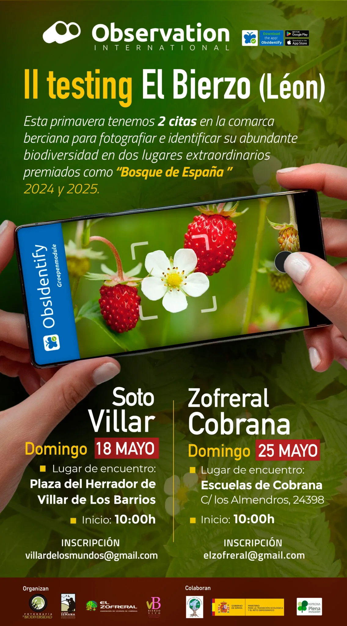 El Bierzo participa en “La gran semana de la Biodiversidad”
