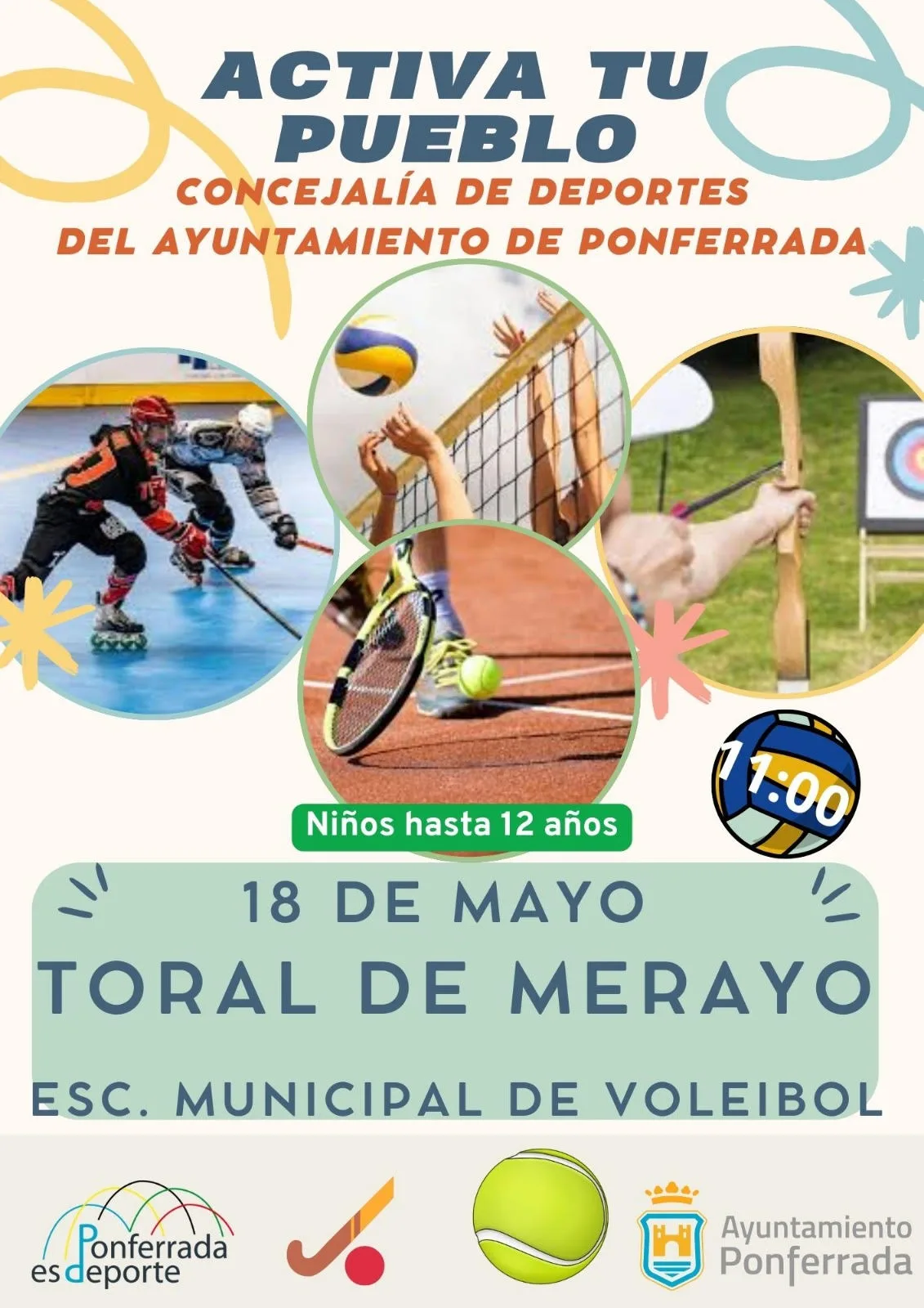 La Concejalía de Deportes da continuidad el próximo domingo 18 de mayo al programa "Activa Tu Pueblo"