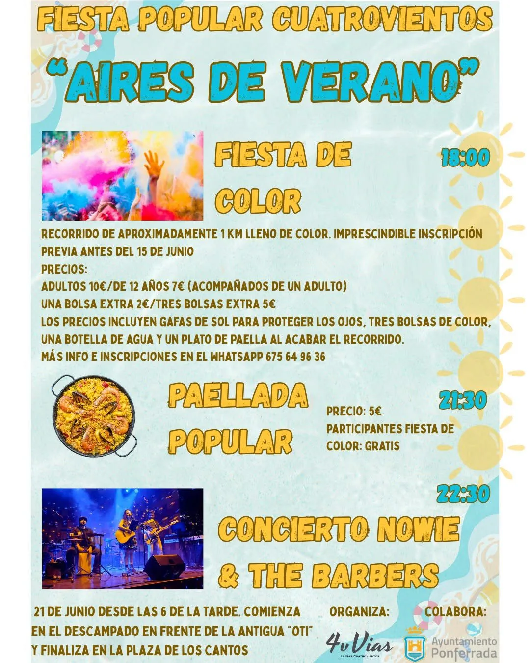 "Aires de verano" vestirá de fiesta al barrio de Cuatrovientos