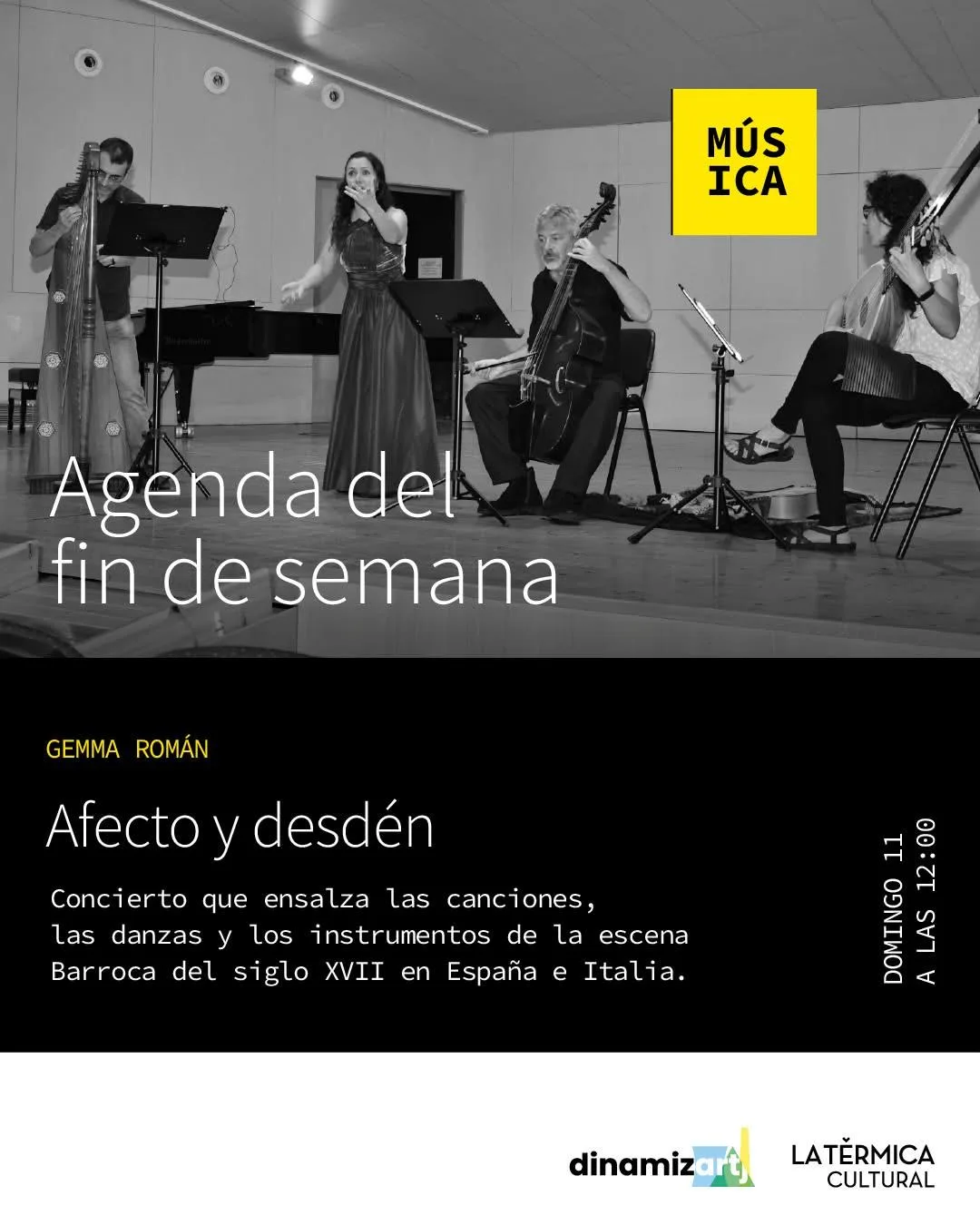 Gemma Román y el grupo “Afecto y Desdén” traen música barroca a Ponferrada con un concierto didáctico y emotivo