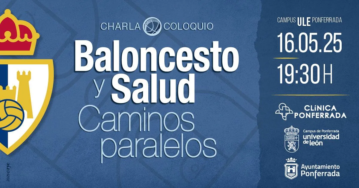 El Ciudad de Ponferrada organiza la charla ‘Baloncesto y Salud: Caminos paralelos’