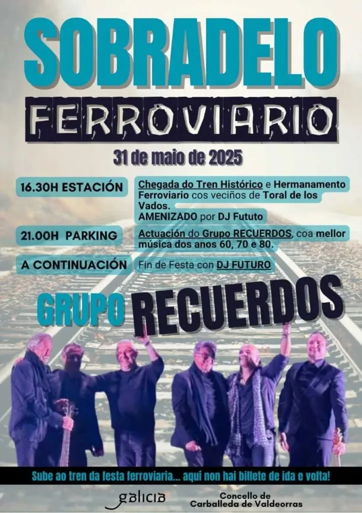 Sobradelo de Valdeorras se suma a la fiesta ferroviaria con la XXII edición de “Toral en tren”