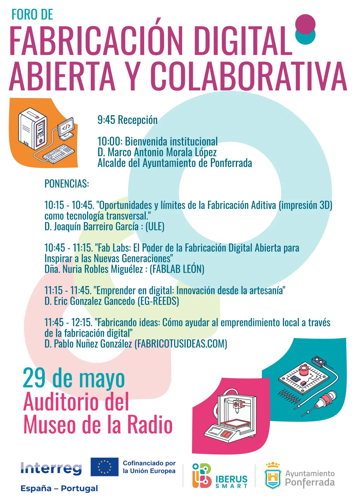 Ponferrada acoge el 29 de mayo un 'Foro sobre Fabricación Digital Abierta y Colaborativa'
