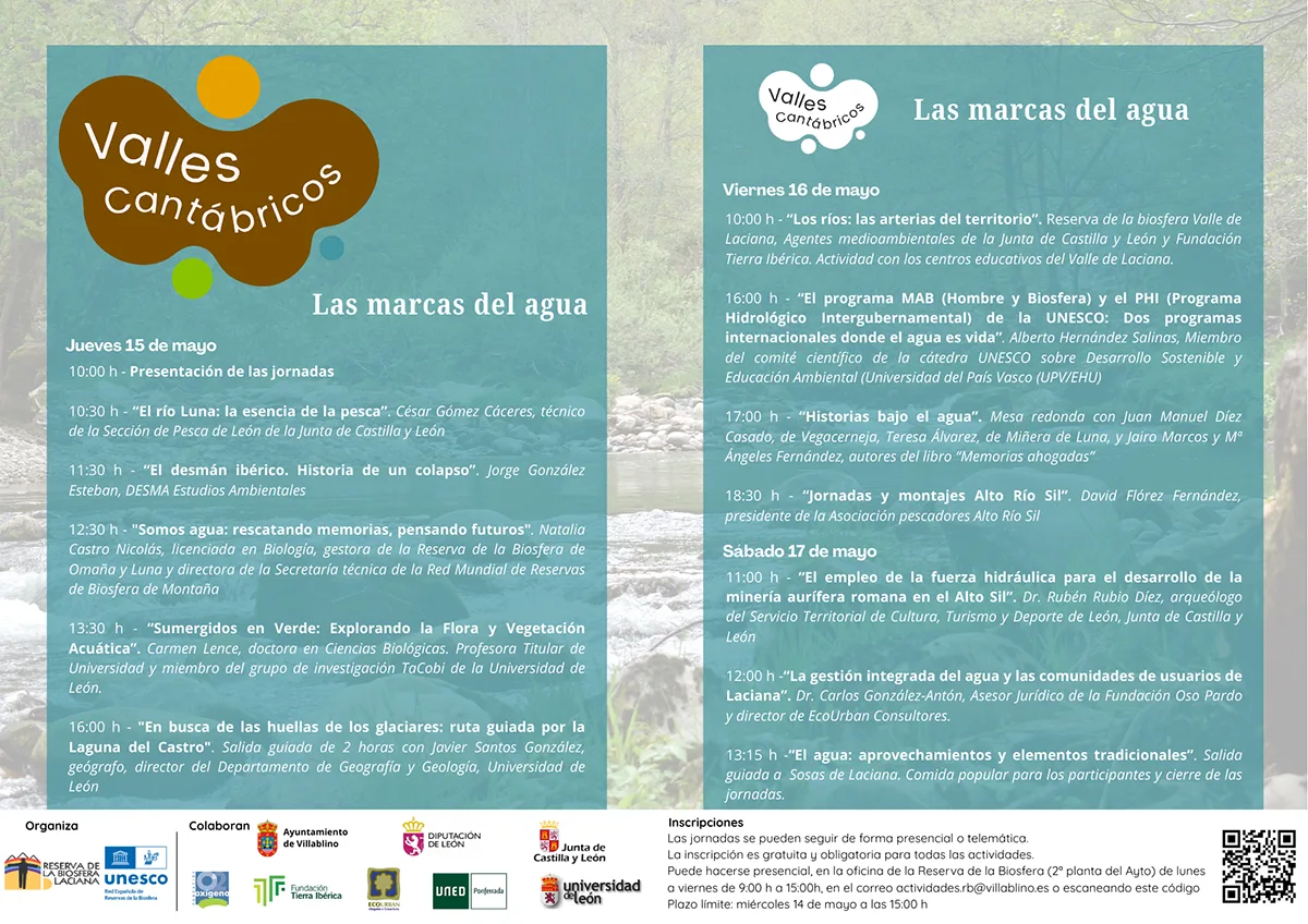 Jornadas divulgativas “Valles Cantábricos: Las marcas del agua” en Laciana