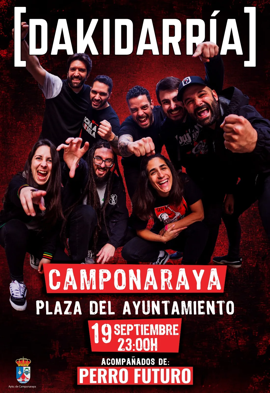 Dakidarría y Perro Futuro en Camponaraya para las fiestas de La Soledad