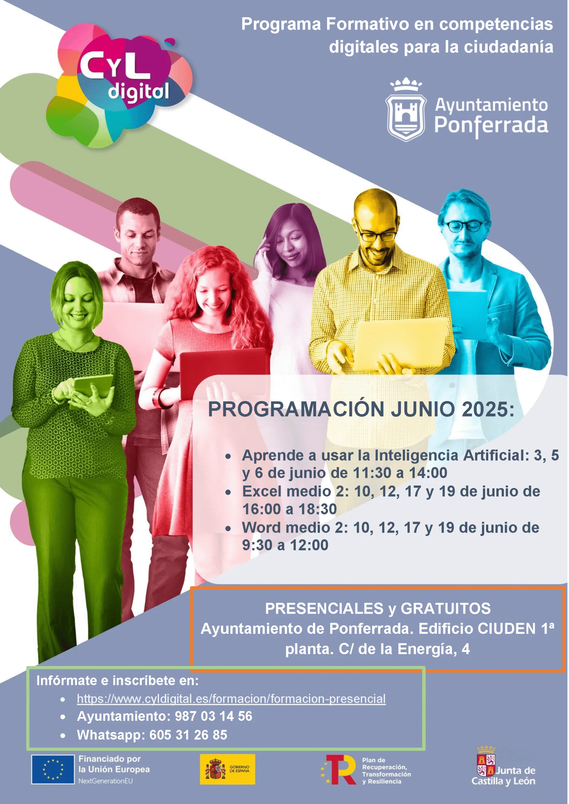 Programa Formativo en competencias digitales para la ciudadanía en Ponferrada