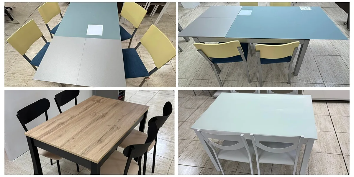 Liquidación de mesas de cocina y exposición en Eibarresa Ponferrada con hasta un 40% de descuento