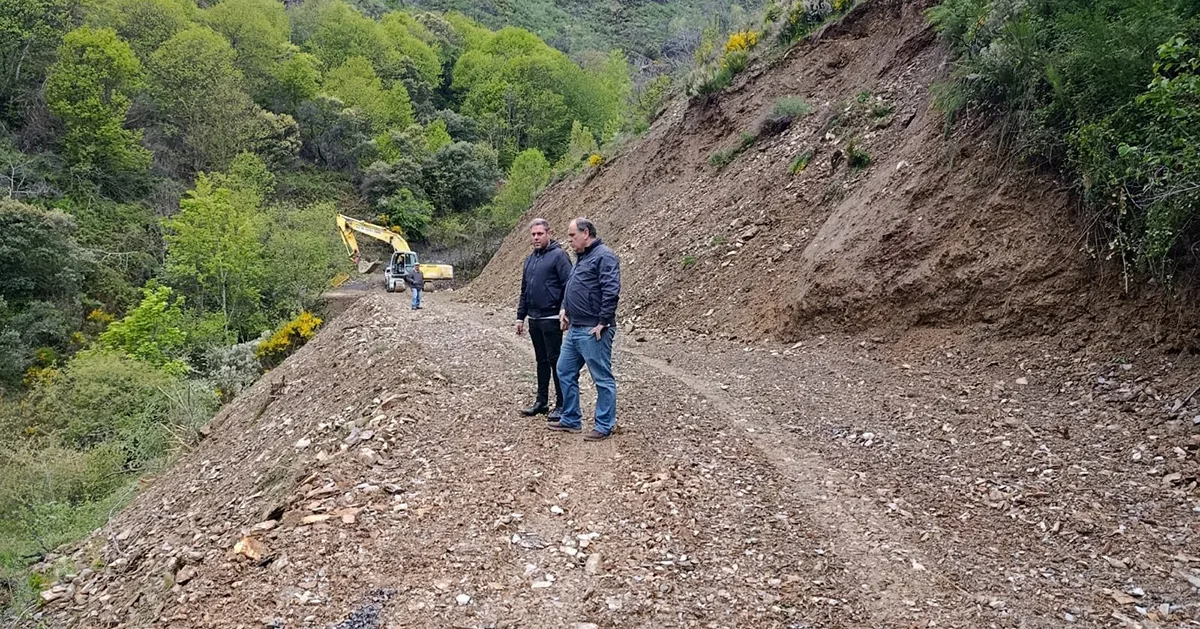 Fase final de las obras de acceso a Santa Lucía de Valdueza y a dos captaciones de agua que abastecen a Toral de Merayo, Ozuela y Rimor