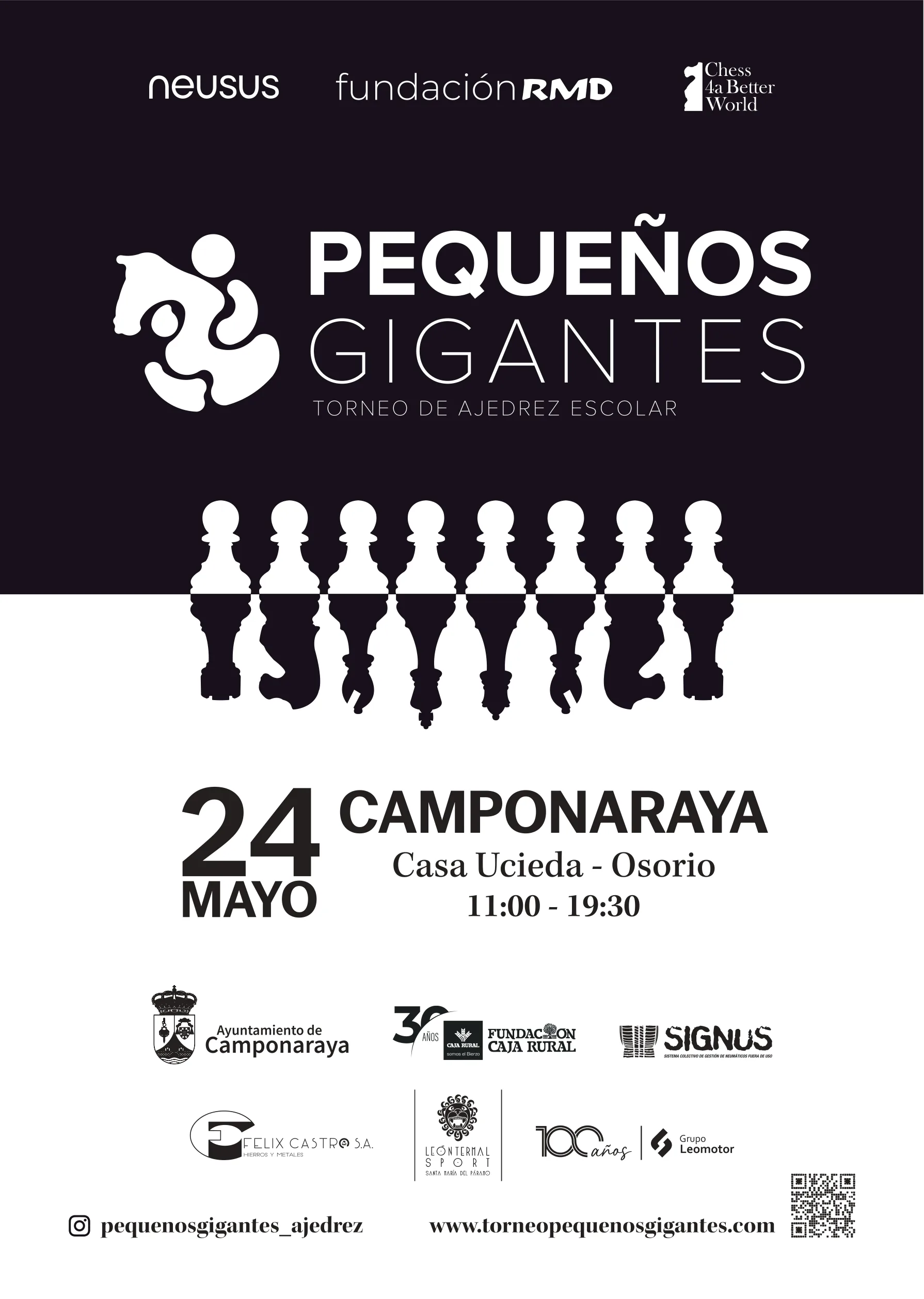 Camponaraya acoge el torneo escolar de ajedrez “Pequeños Gigantes”