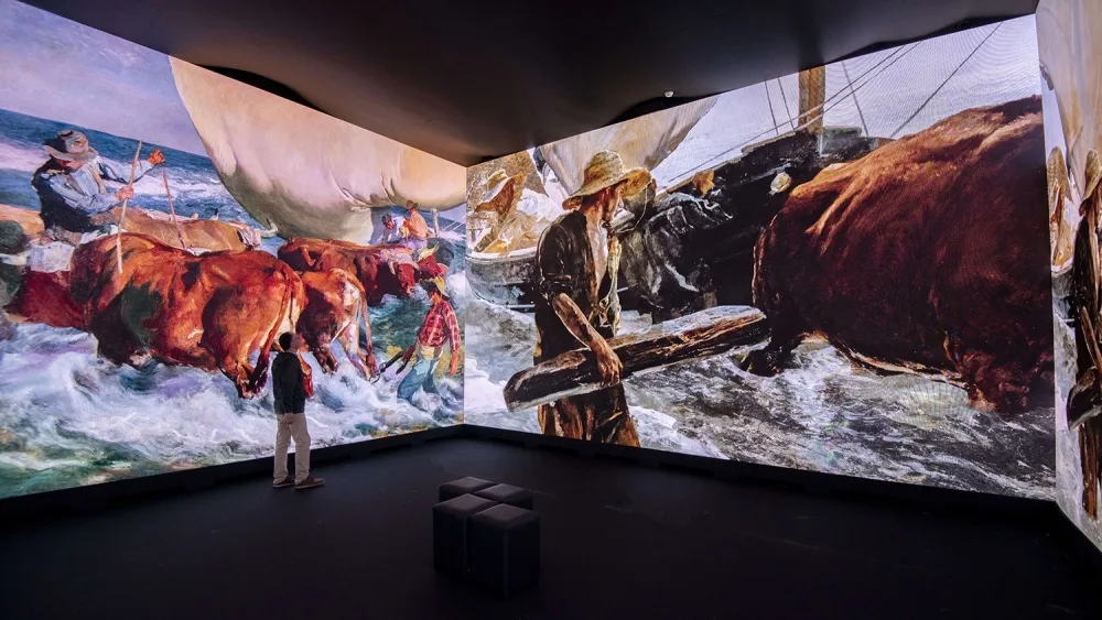 La luz de Sorolla deslumbra en La Térmica Cultural en una exposición inmersiva y única