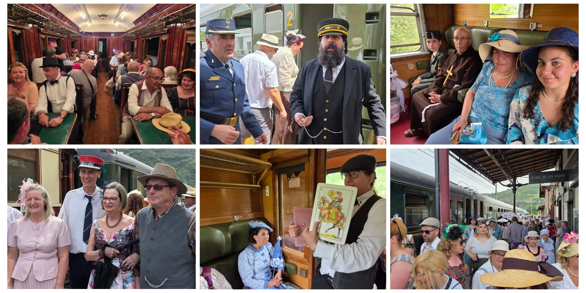 FOTOS | Toral de los Vados y Sobradelo de Valdeorras se hermanan tras un viaje lleno de nostalgia, encanto... y el traqueteo del tren