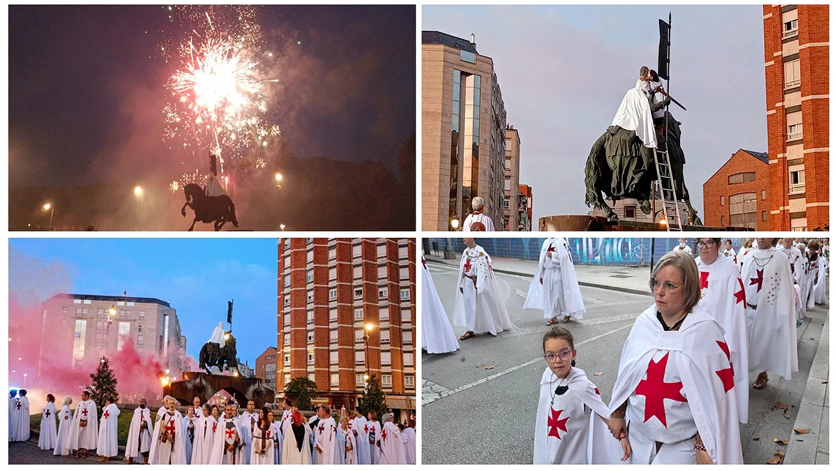 FOTOS | Solemne imposición de la Capa Templaria en la glorieta del Caballero Templario