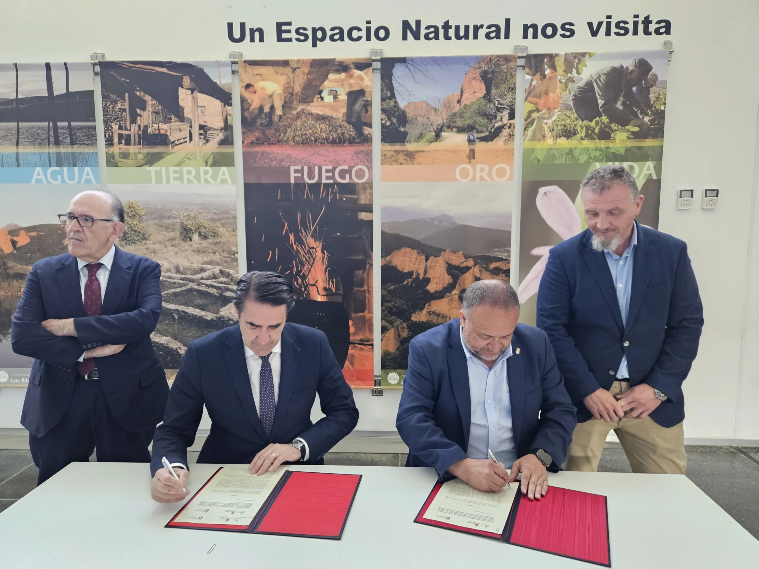 Junta y Diputación presentan varios proyectos de infraestructuras turísticas singulares en Áreas Naturales protegidas, cinco de ellos en El Bierzo con una inversión conjunta de 3,18 millones
