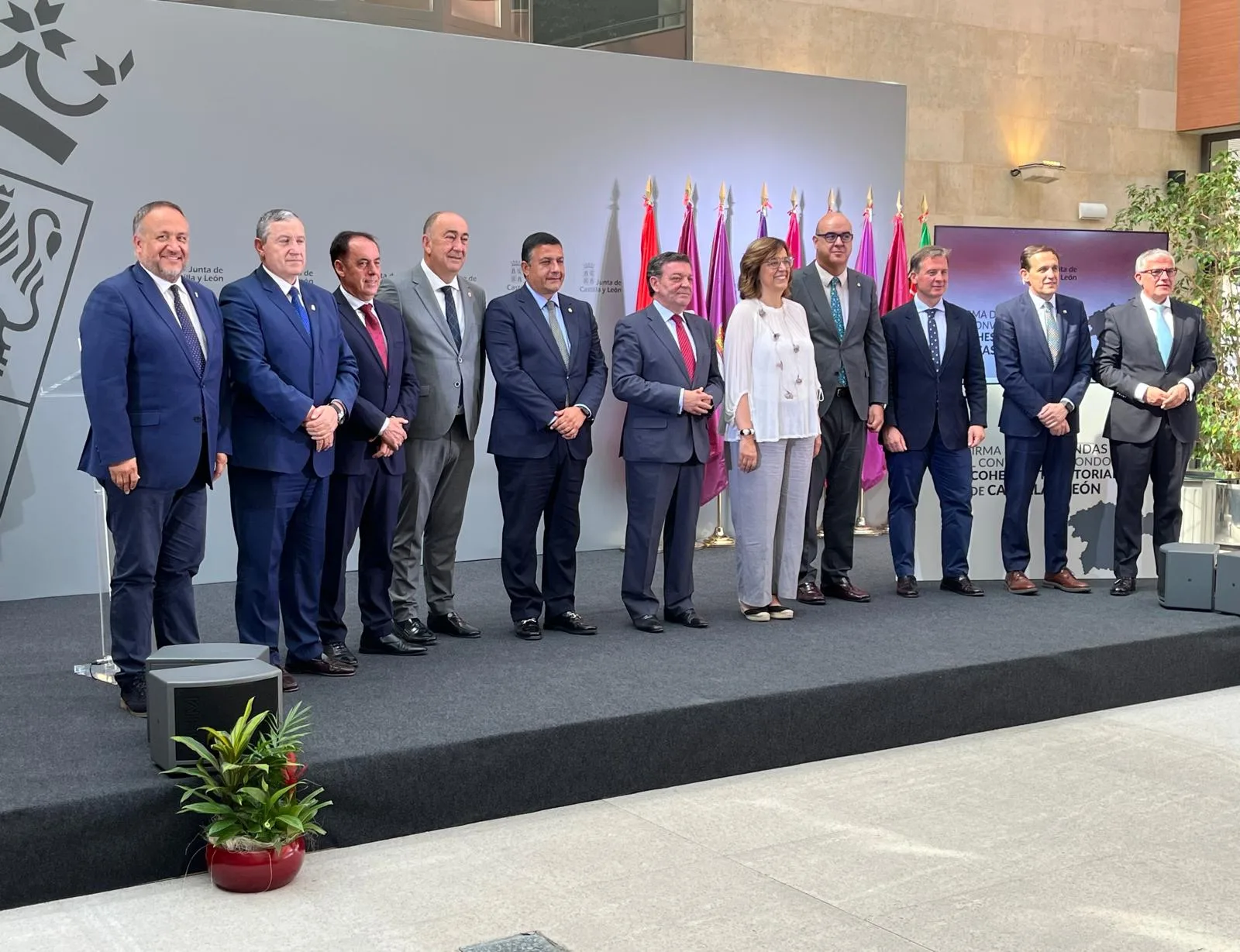 Junta y Diputación firman el Fondo de Cohesión que destina 1,4 millones a 132 municipios de hasta mil habitantes
