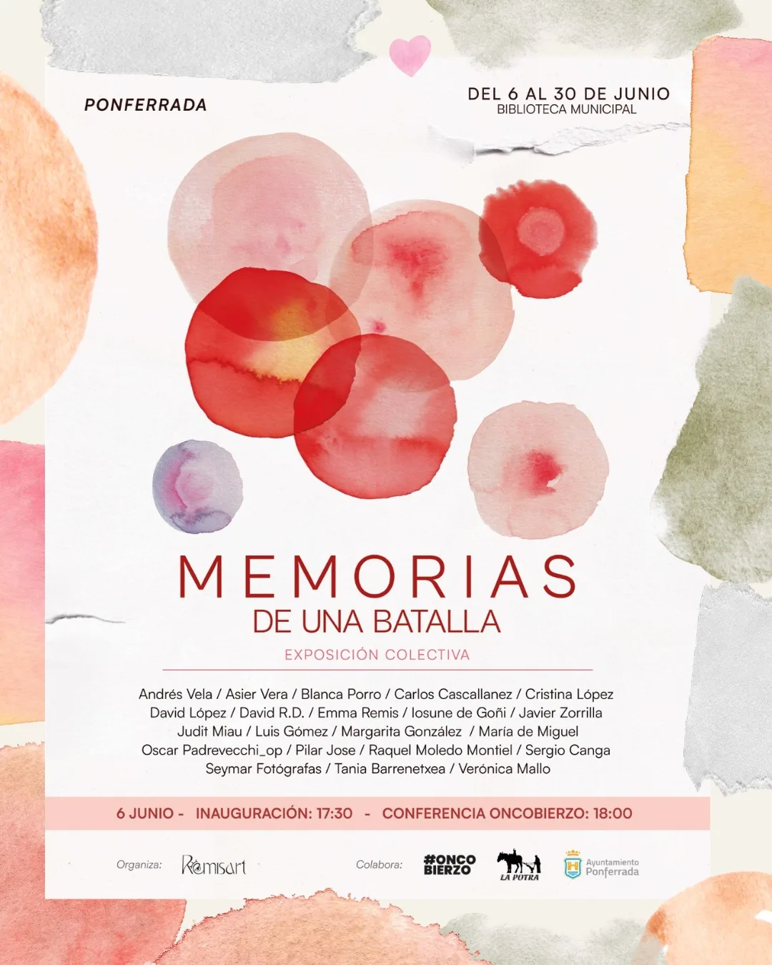 La Casa de la Cultura de Ponferrada acoge la exposición colectiva "Memorias de una batalla"