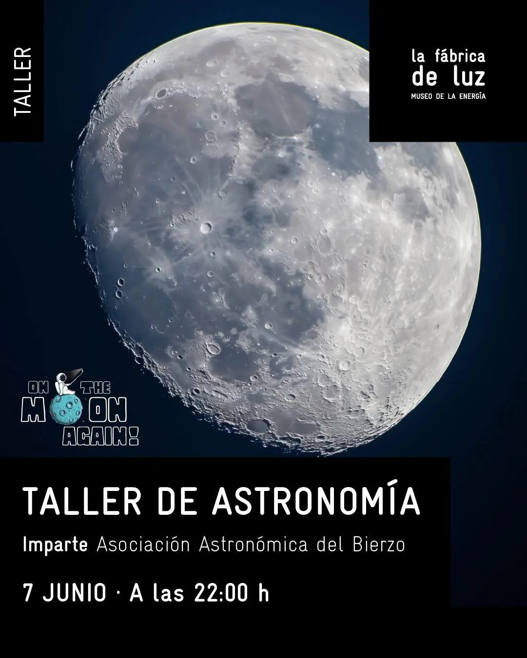 La Luna, protagonista este fin de semana en Ponferrada con una observación astronómica para toda la familia
