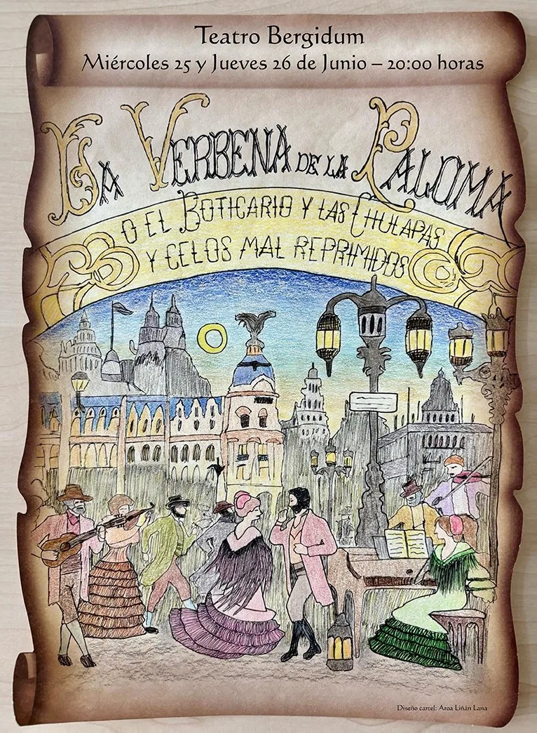 El Conservatorio Cristóbal Halffter pone en escena la zarzuela 'La verbena de la Paloma'