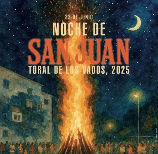 Noche mágica en Toral de los Vados con la tradicional Hoguera de San Juan