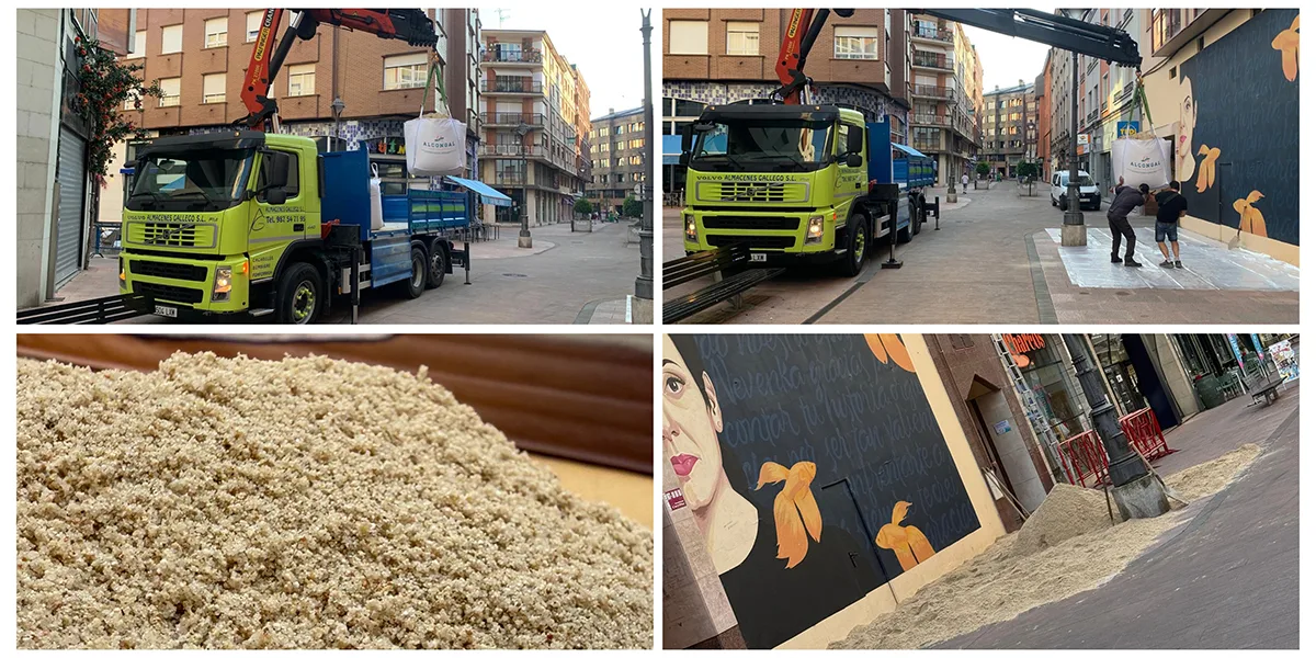 La playa ya llegó al centro de Ponferrada: Fiesta “Flower Power” con música, premios y confeti