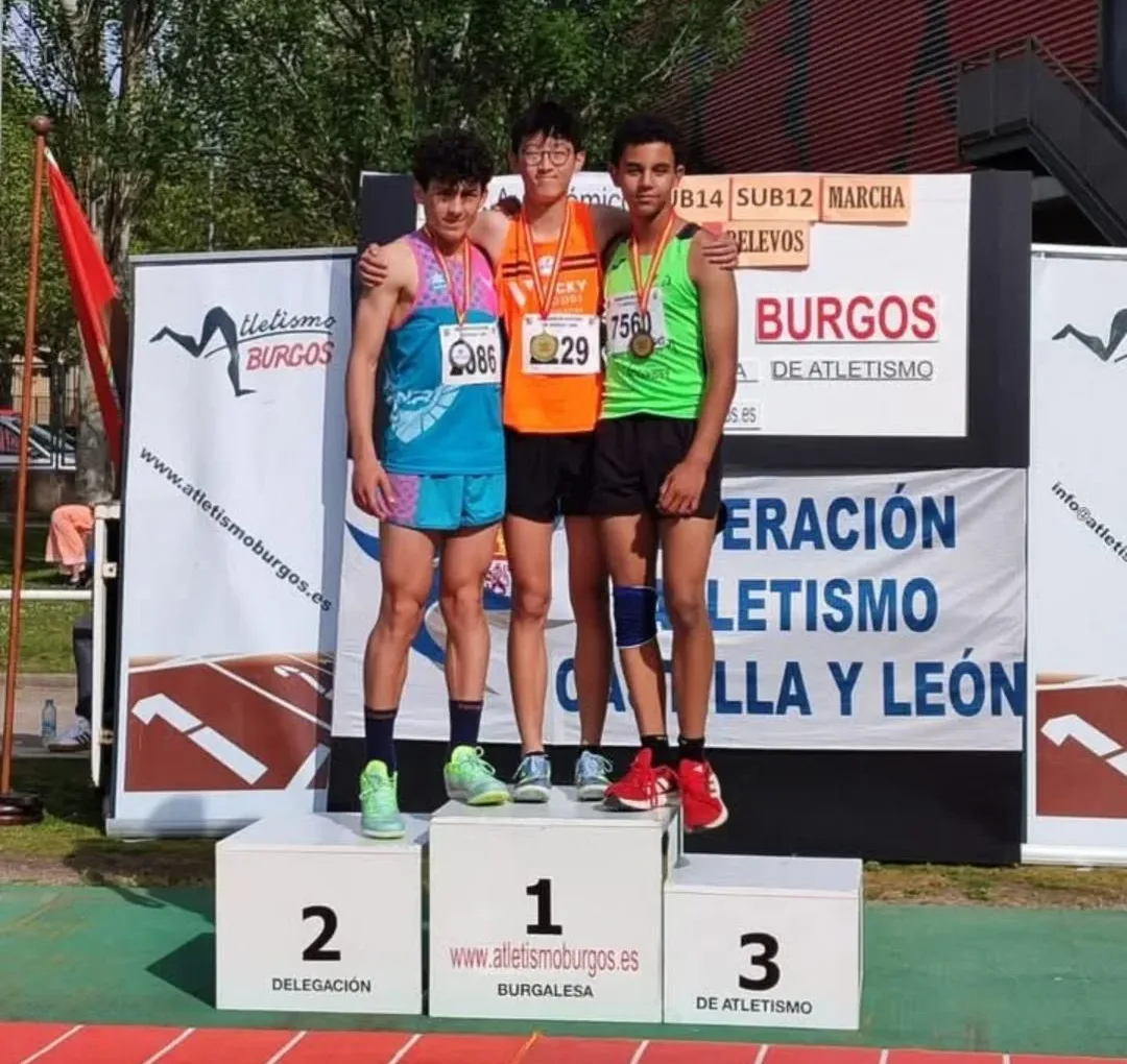 El atleta berciano Mario Fernández logra un meritorio primer puesto en Burgos