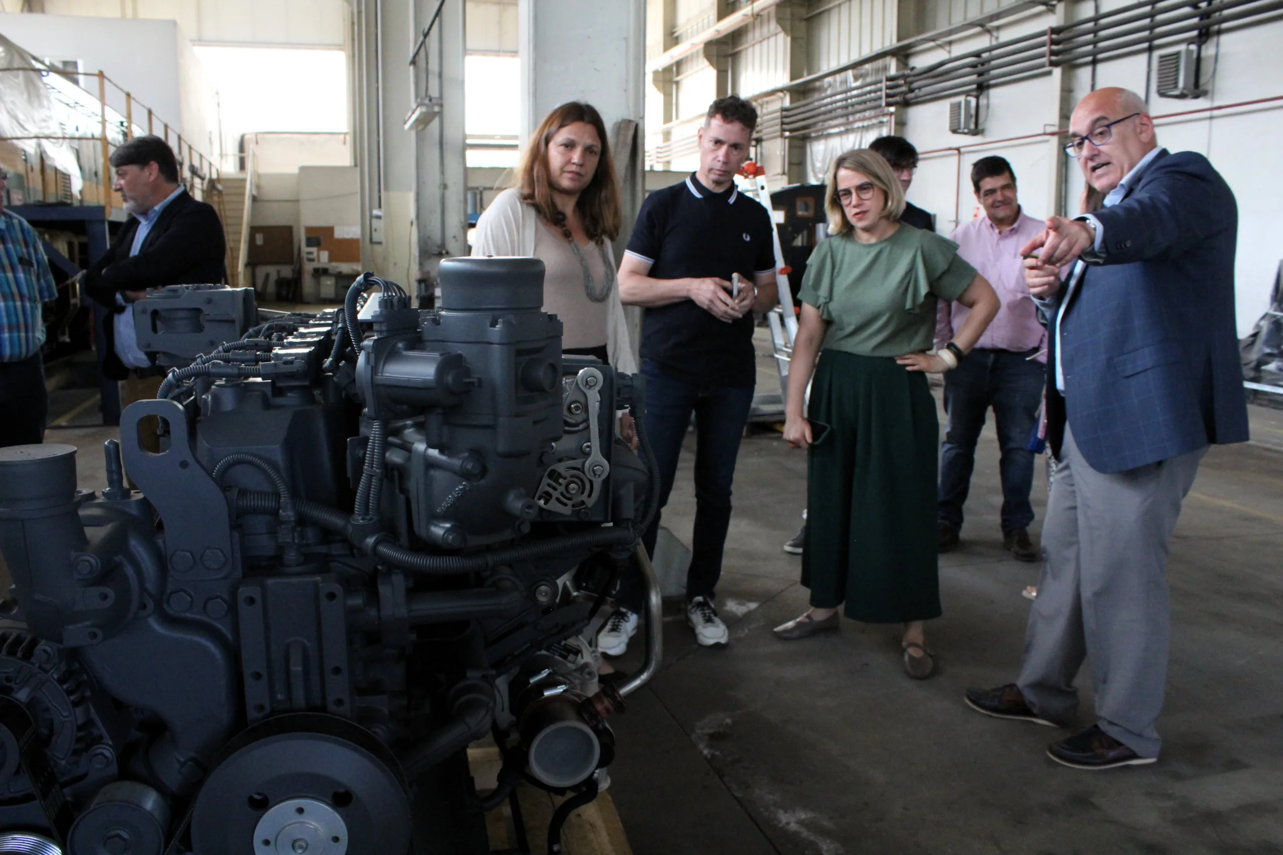 Presentan el motor de combustión interna de hidrógeno verde del proyecto Hycerail vinculado también al Ponfeblino