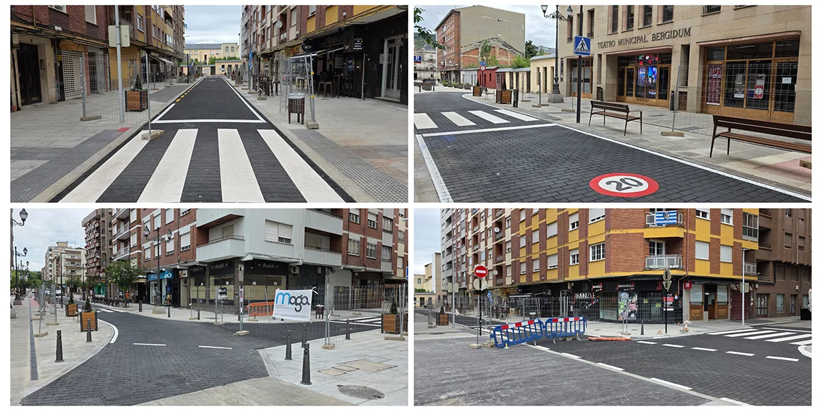 FOTOS | Las calles Ancha y Obispo Osmundo ya están listas para su inauguración tras finalizar las obras de semipeatonalización