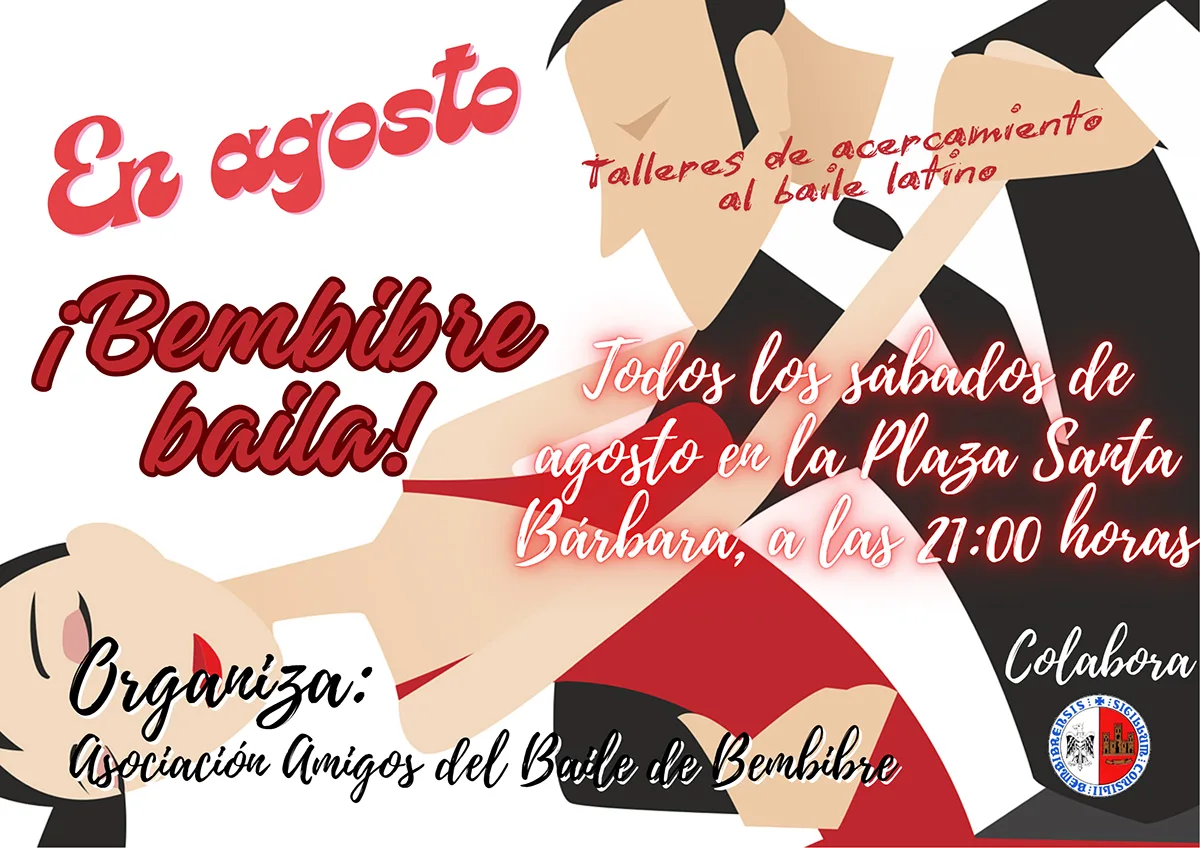 "En agosto, Bembibre baila": talleres gratuitos de ritmos latinos en la Plaza Santa Bárbara