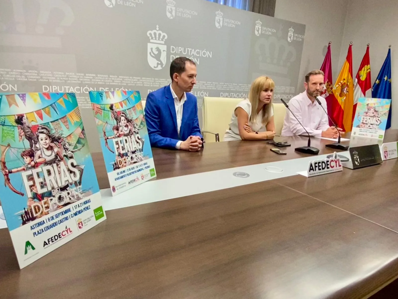 Diputación y Afedecyl organizan entre julio y septiembre tres ferias del deporte en Villablino, Riaño y Astorga