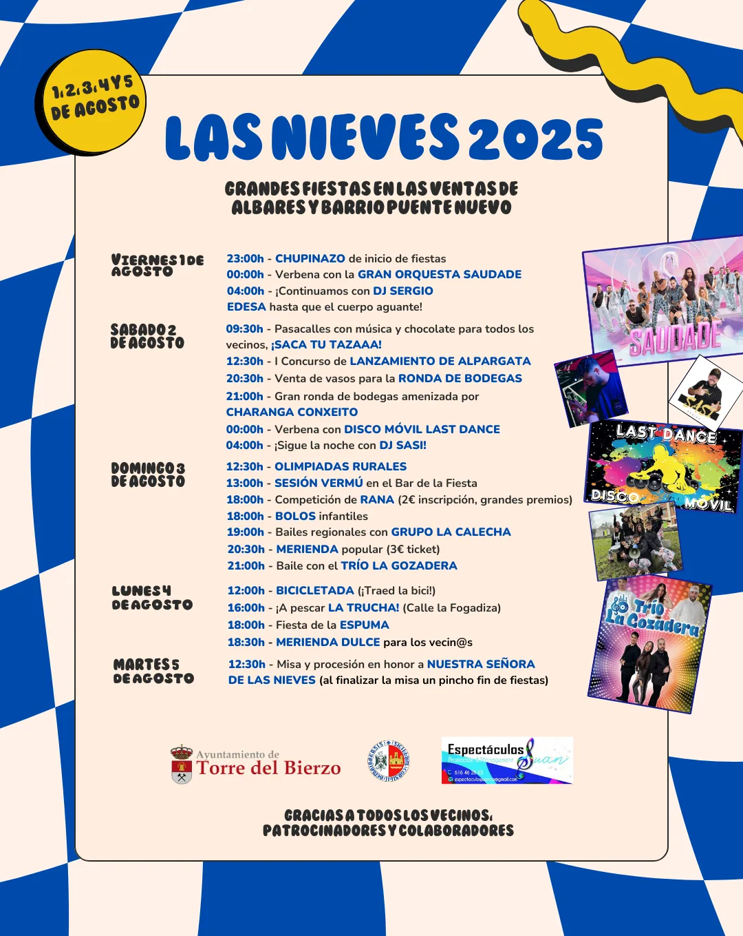 Música, ronda de bodegas y el I Campeonato de Lanzamiento de Alpargata en las fiestas de Las Ventas de Albares