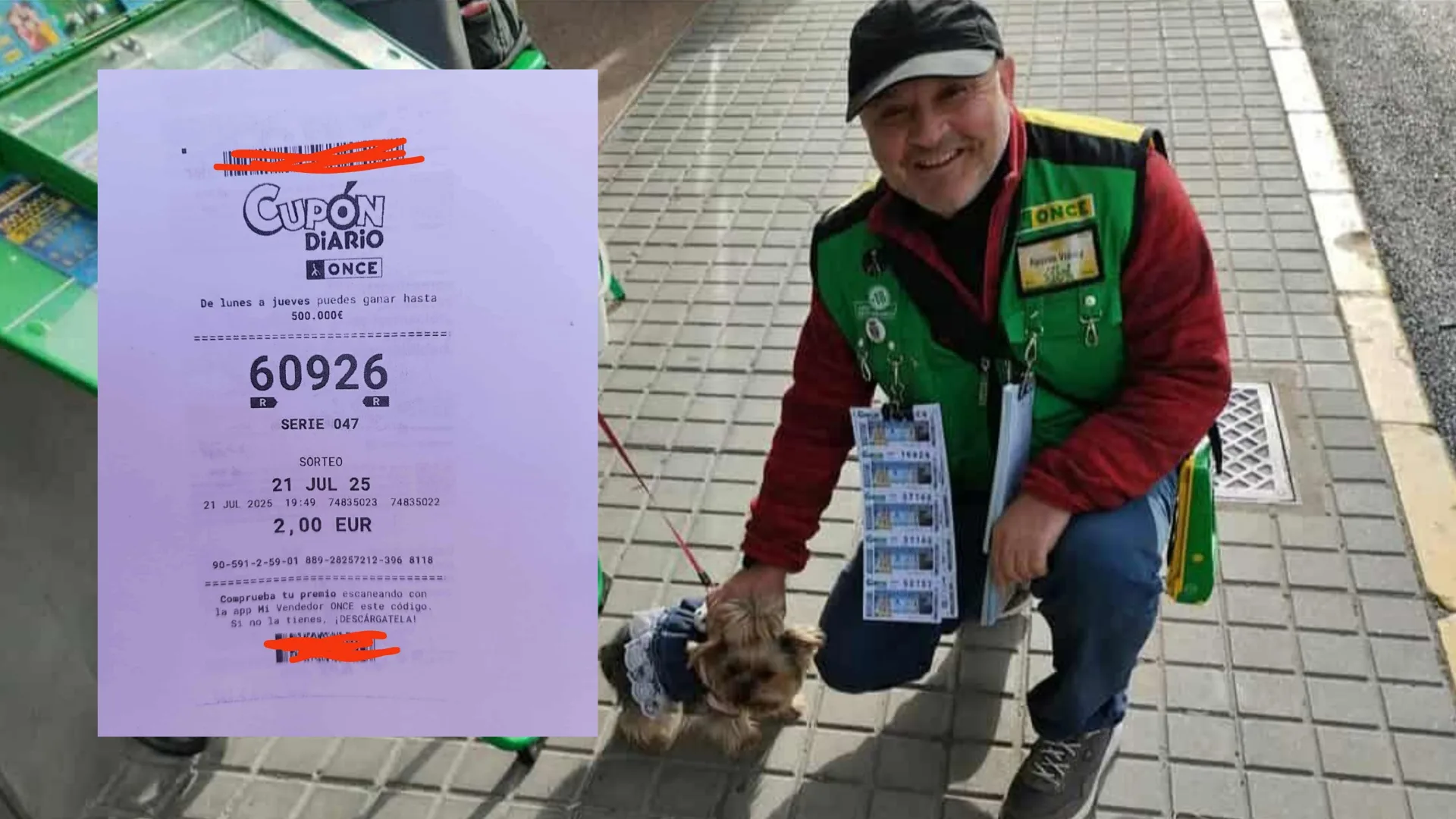 La ONCE vuelve a dejar premio en Bembibre: 70.000 euros con dos cupones del sorteo diario
