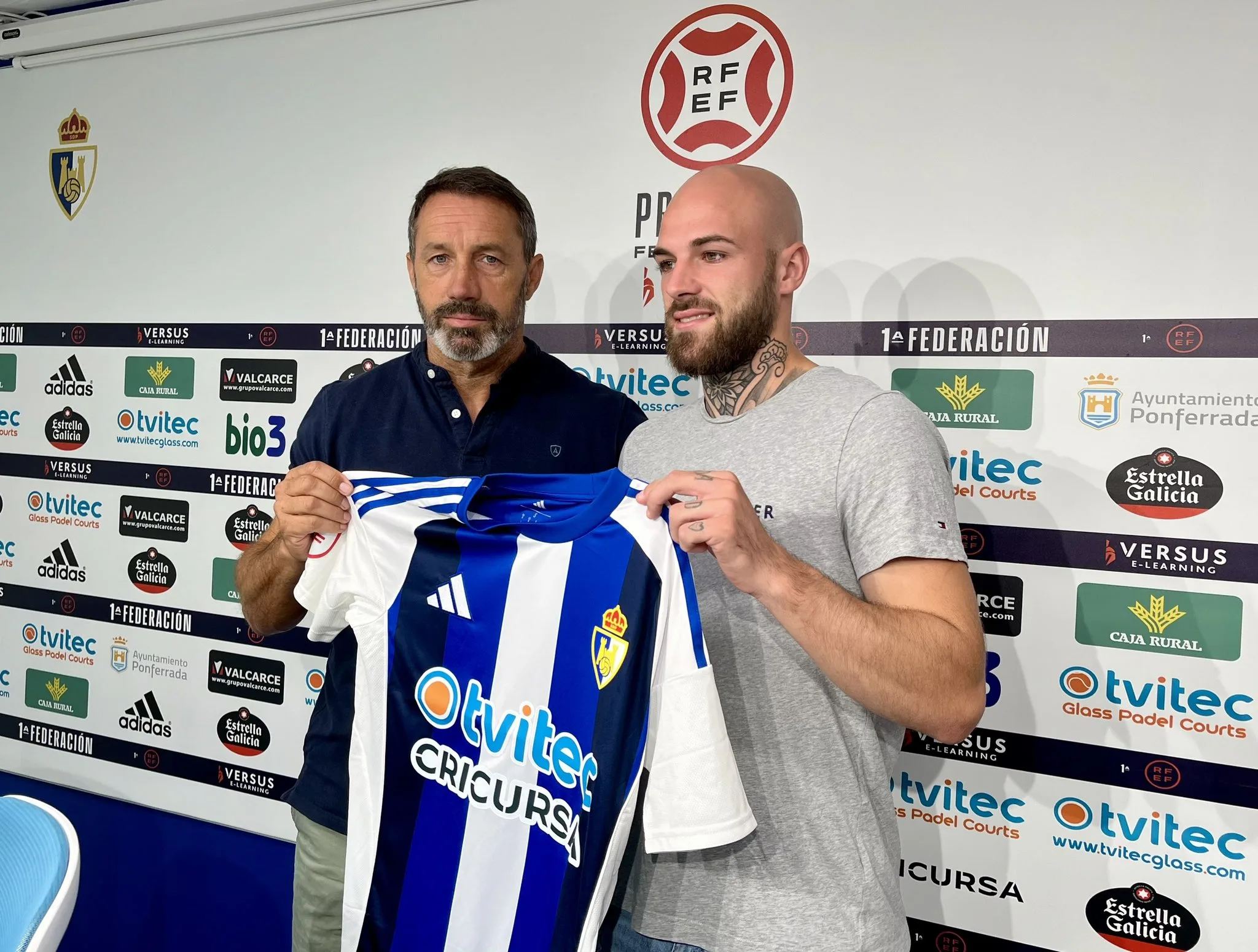 Sergio Benito: “La Ponferradina es un club histórico, con muy buen proyecto y no dudé en venir”