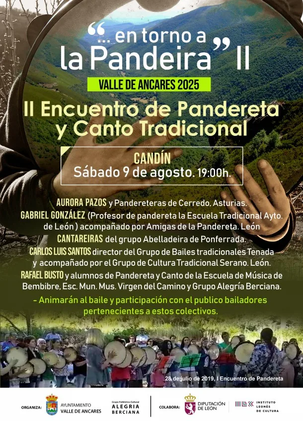 Candín acoge la segunda edición del encuentro de Pandereta y Canto Tradicional