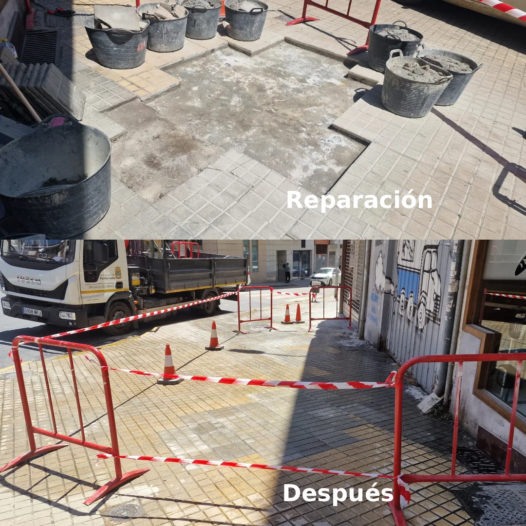 La Brigada Municipal de Obras de Ponferrada suma cerca de 500 intervenciones en julio