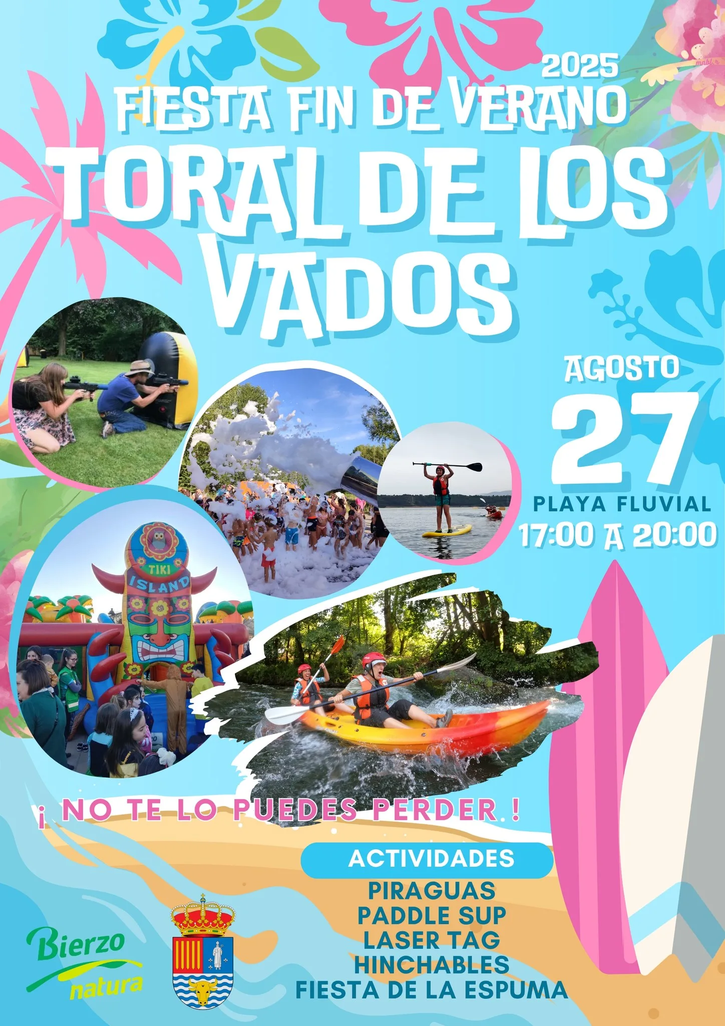 Toral de los Vados despide el verano con una gran fiesta en la Playa Fluvial