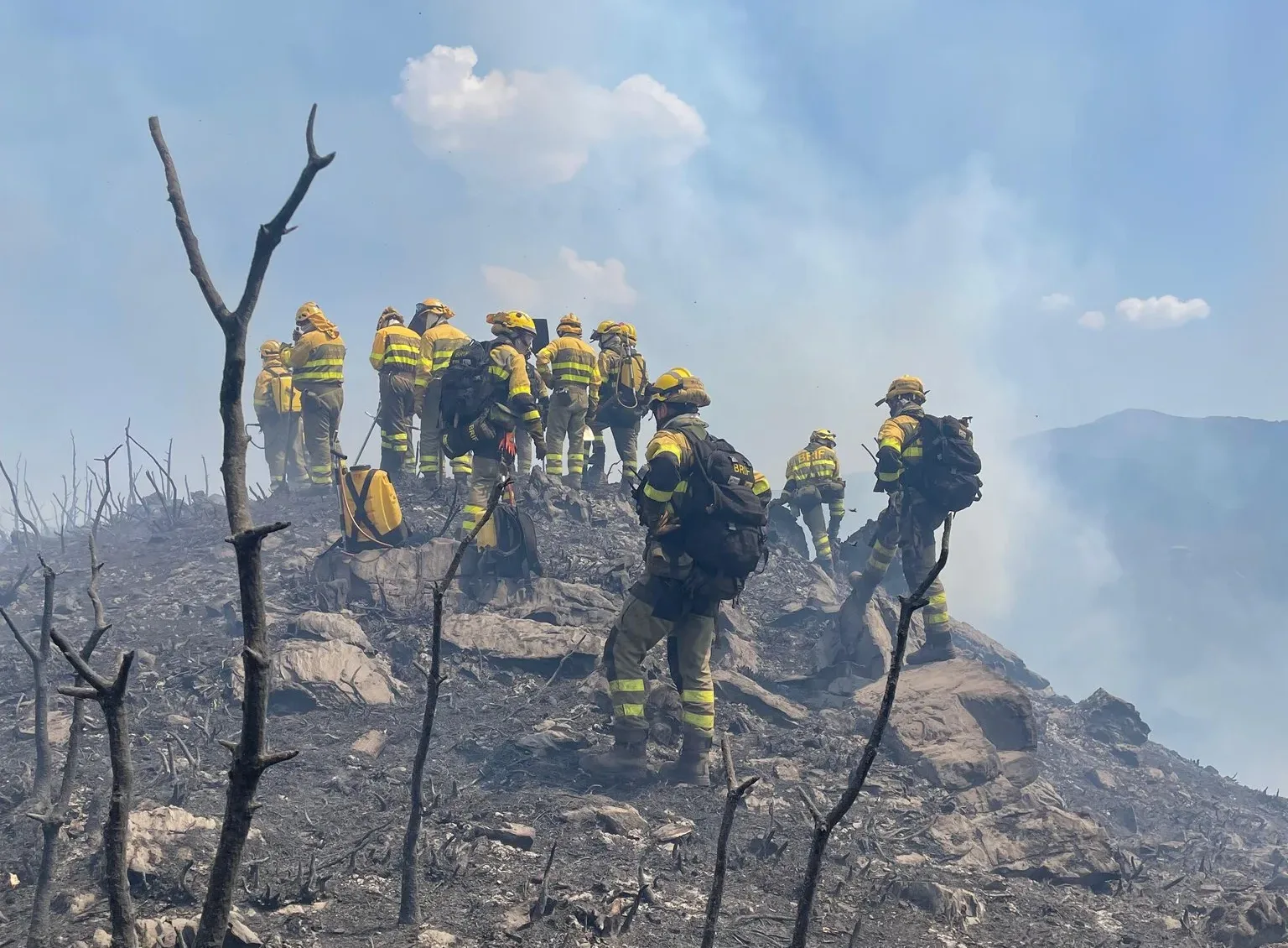 Ola de incendios en El Bierzo: Evacuadas más de 700 personas de Las Médulas, Carucedo, Orellán y Voces