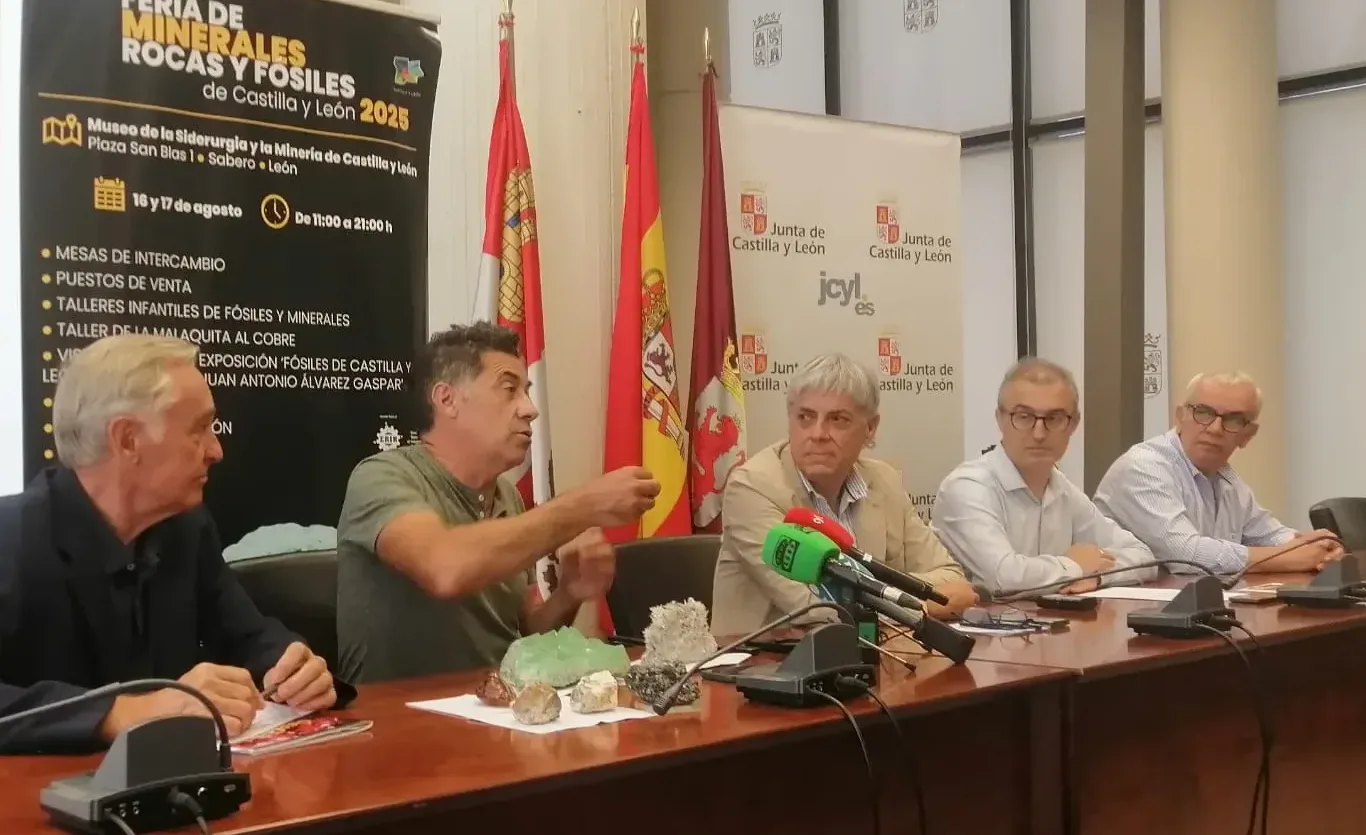 El Museo de la Siderurgia y la Minería acoge la V edición de la 'Feria y mesa de intercambio de minerales, rocas y fósiles' de Castilla y León