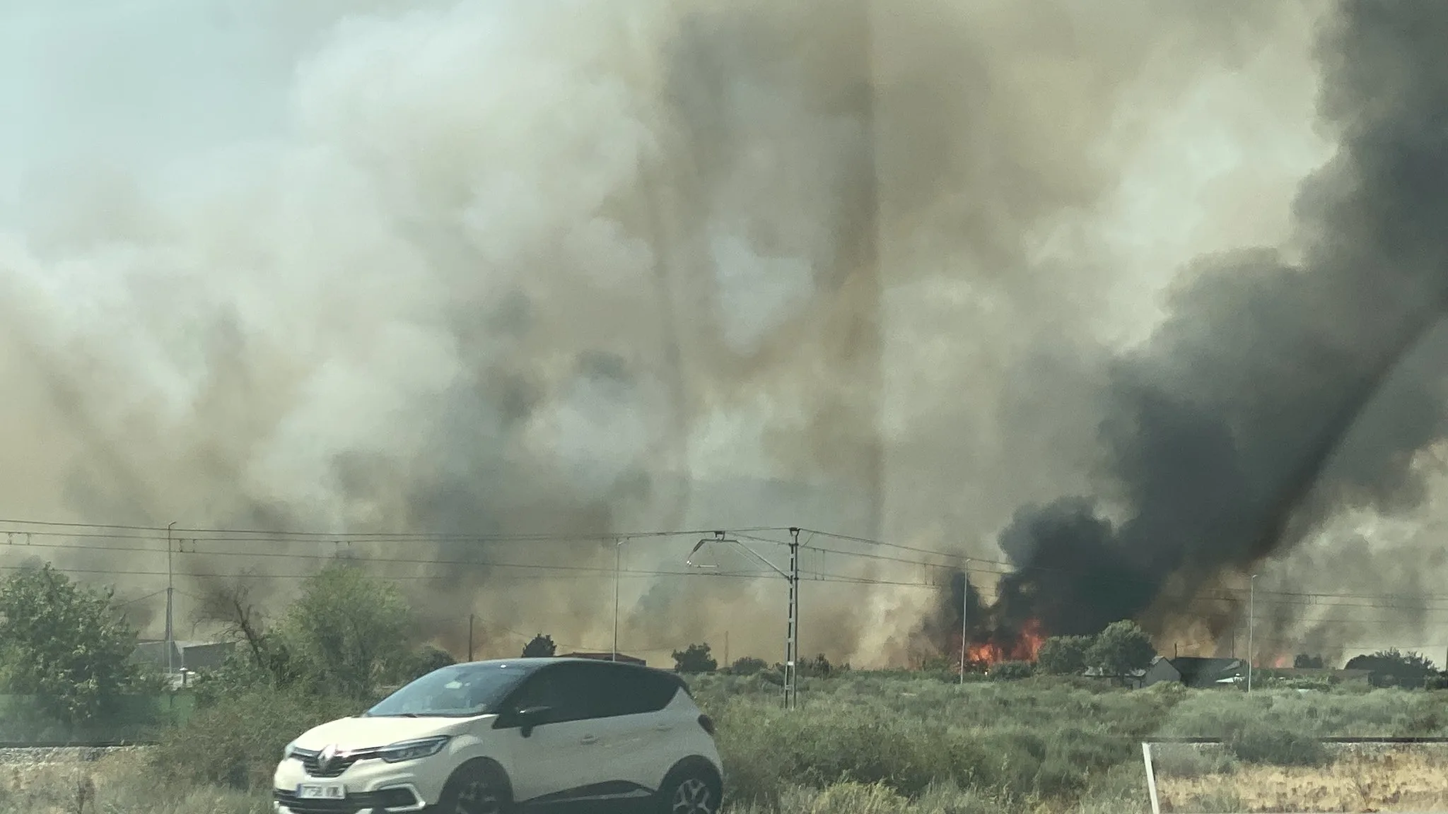 Niveles elevados de partículas en el oeste de Castilla y León, “fundamentalmente en El Bierzo”, como consecuencia de los incendios