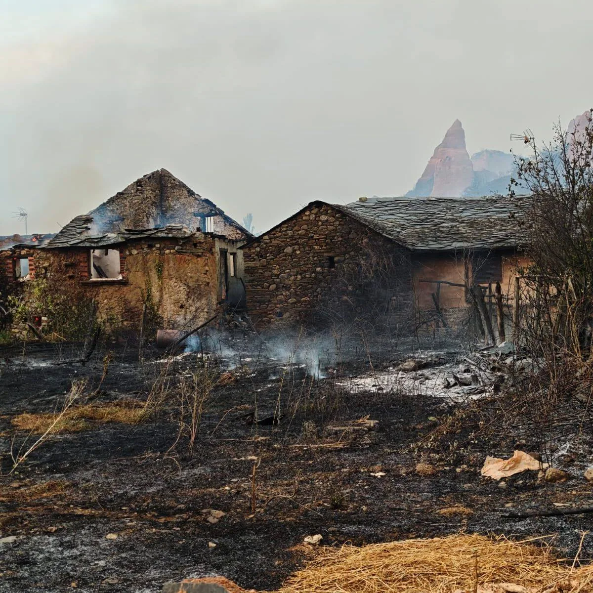 La Junta destina 1,27 millones de euros para obras de recuperación de viviendas afectadas por los incendios forestales en Borrenes, Carucedo y Oencia