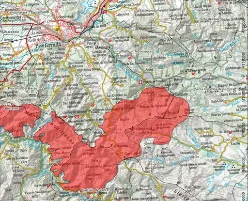 Los incendios en El Bierzo podrían haber superado las 14.000 hectáreas quemadas