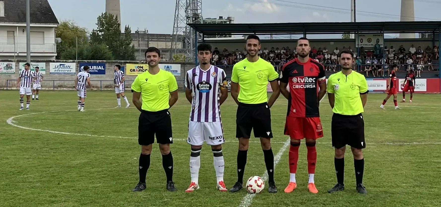 El Valladolid Promesas se lleva la victoria en el primer partido de pretemporada de la Ponferradina en tierras bercianas (0-2)