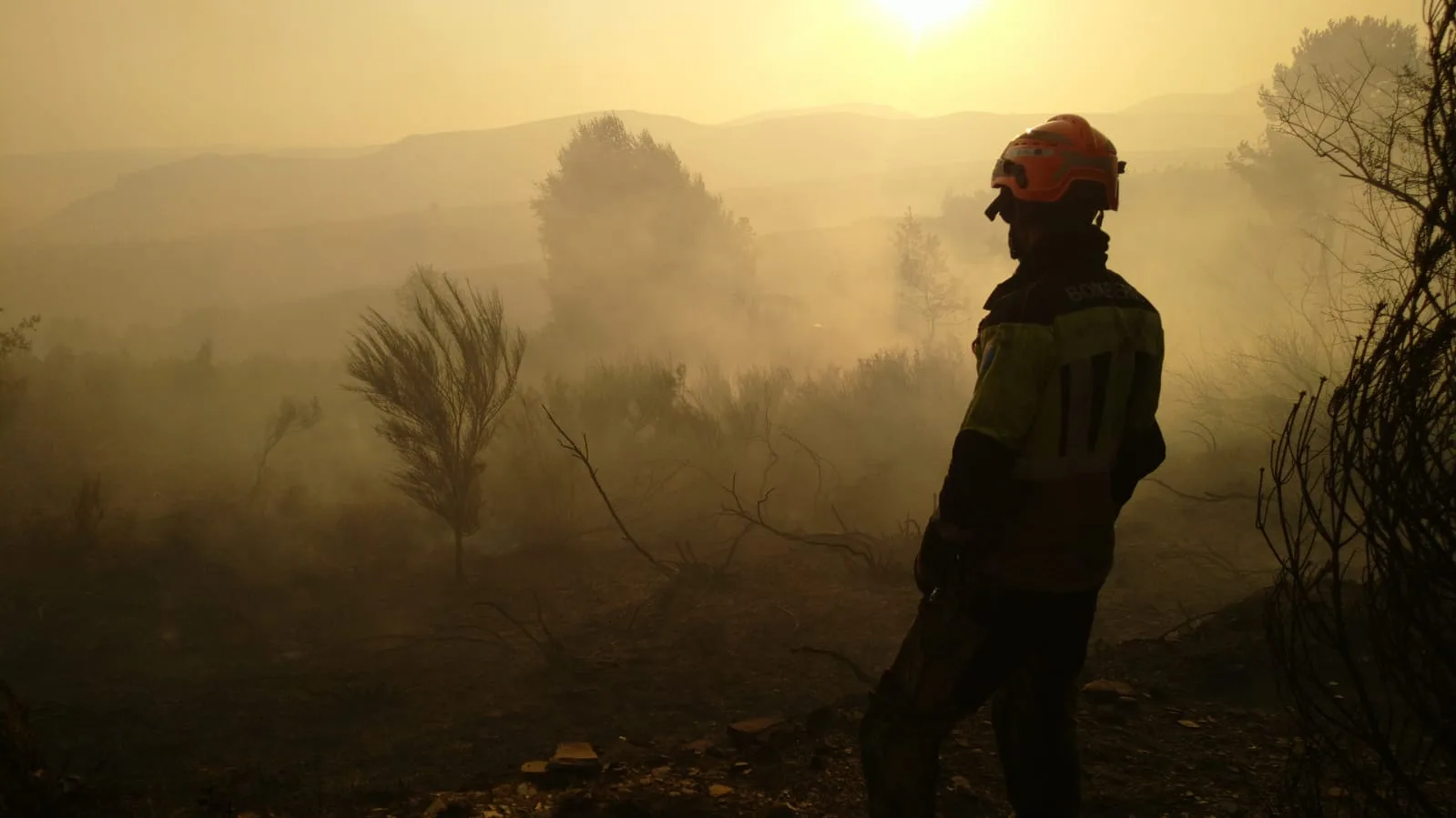 El SPEIS de Ponferrada trabaja en labores de extinción en Argayo del Sil