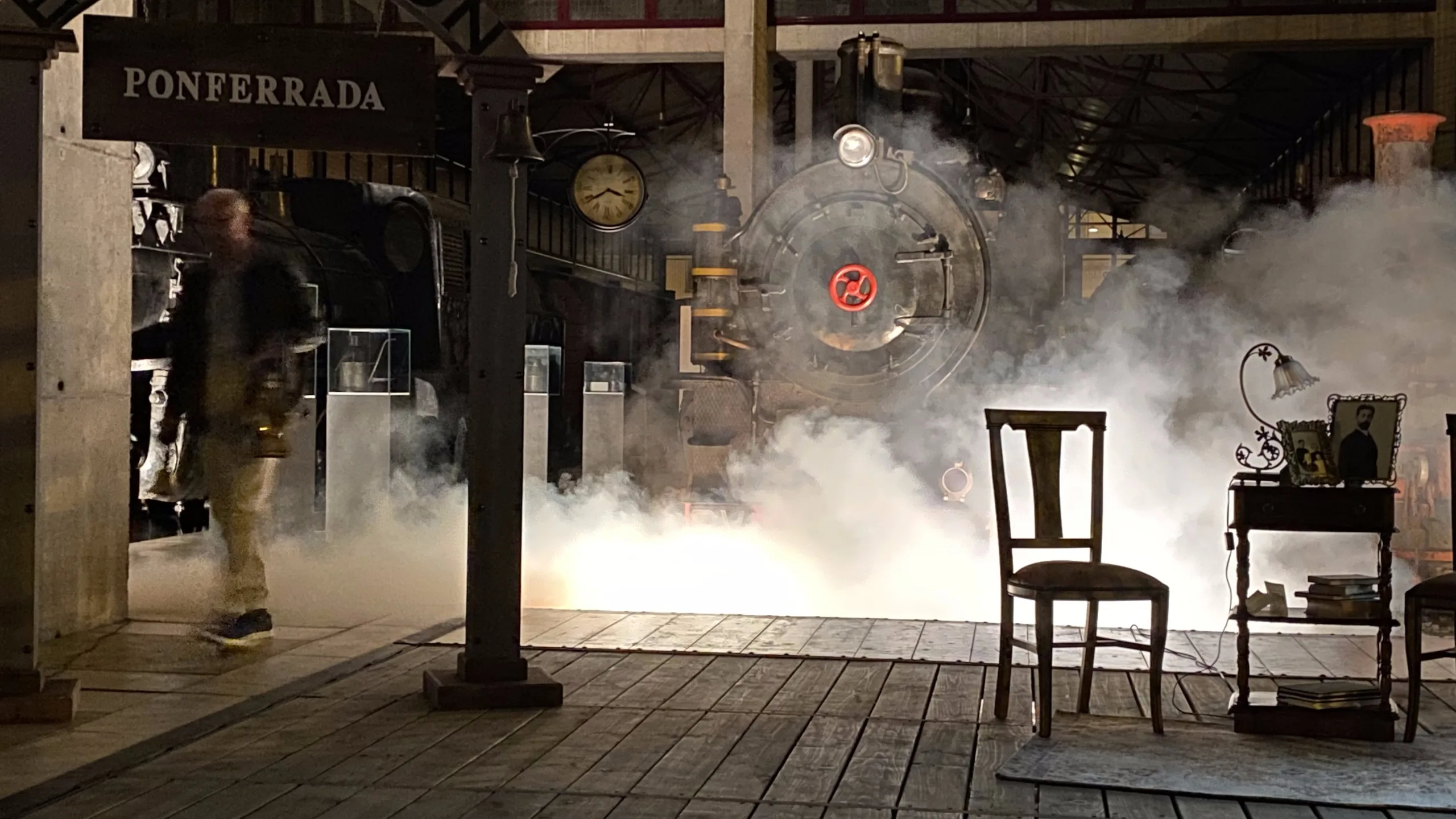 'El tiempo roto por un sueño': Nuevo ciclo de visitas teatralizadas en el Museo del Ferrocarril